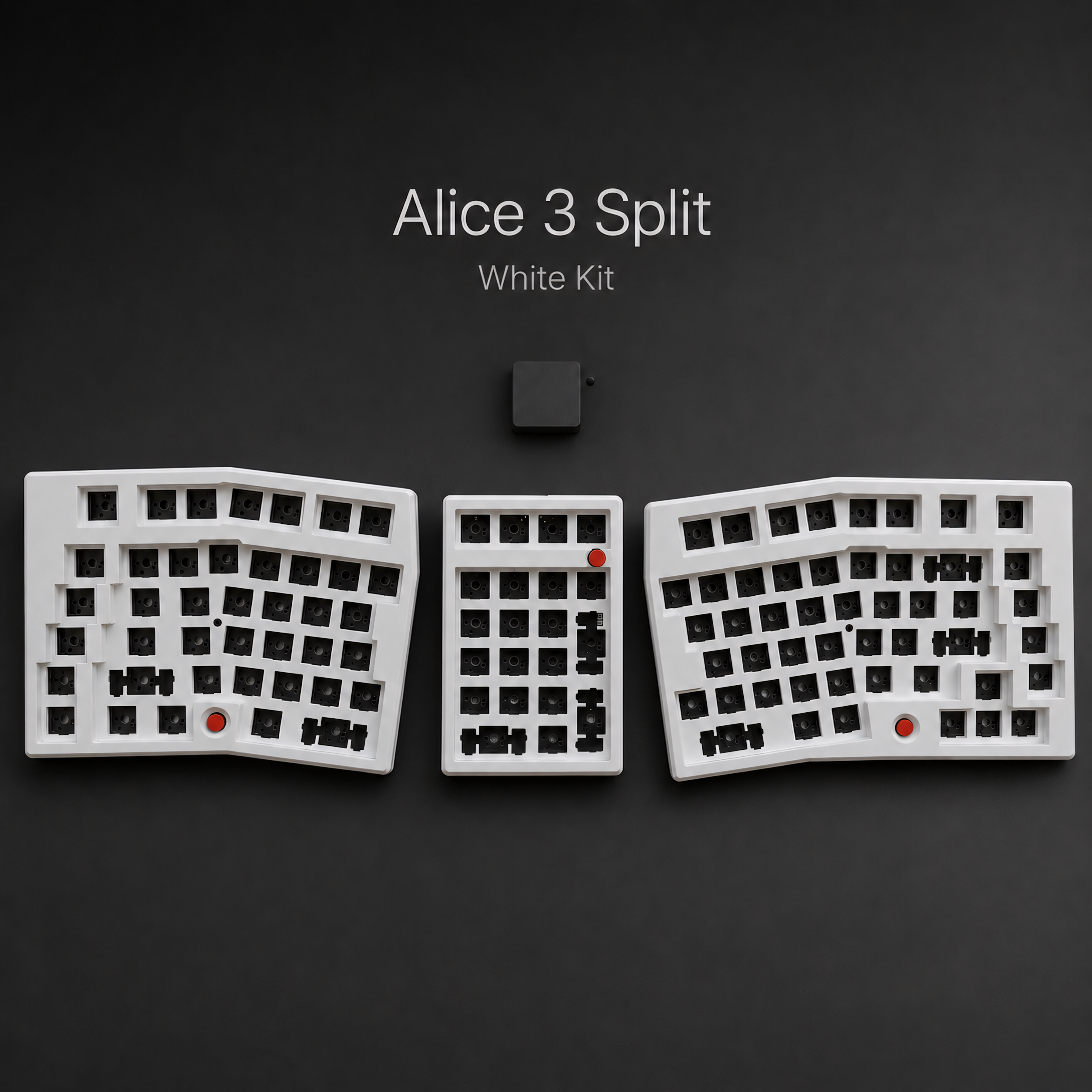 Alice Split Keyboard — Wireless 2.4G Full Layout, VIAL Hot-Swap
