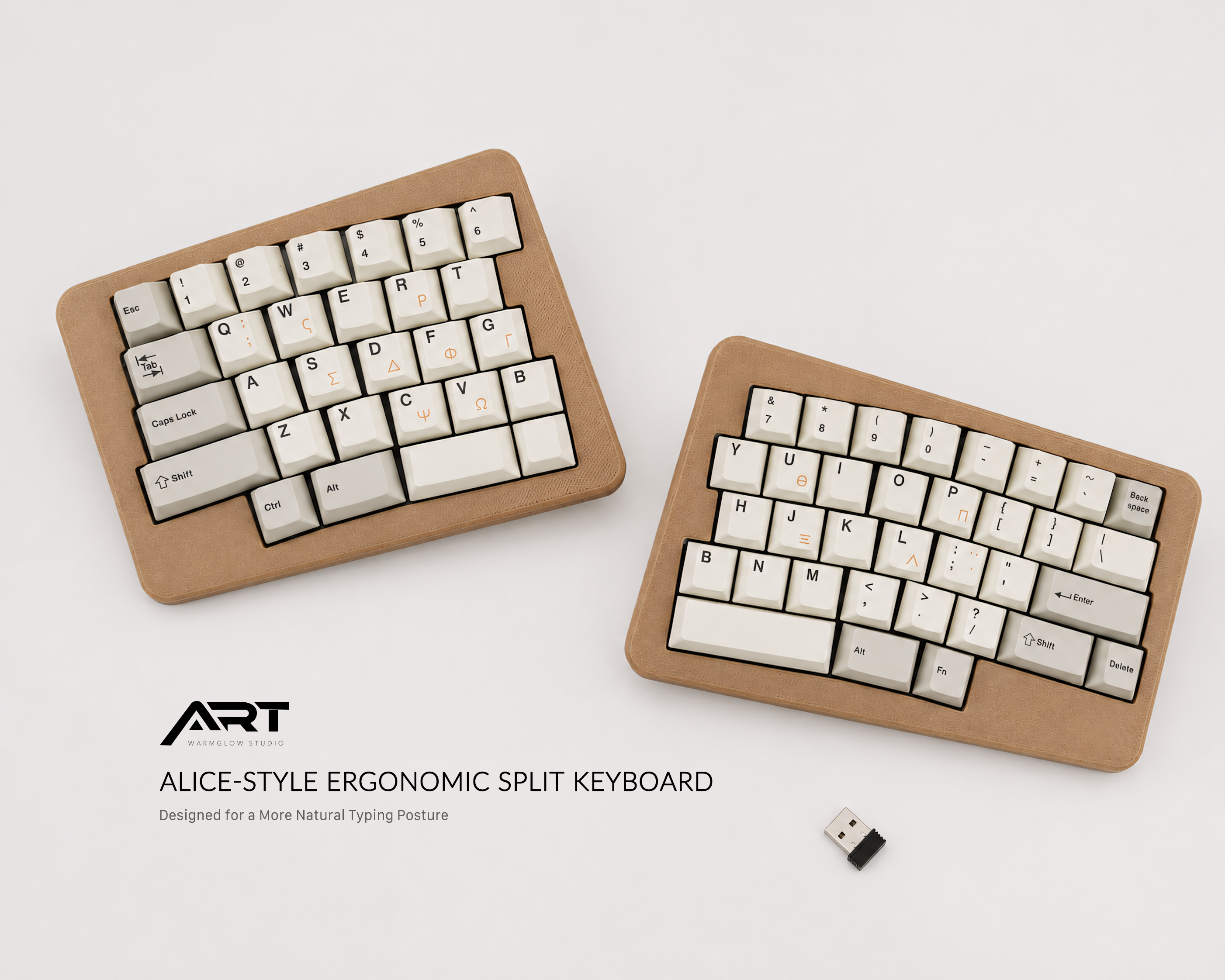Alice Split Ergonomic Keyboard — 2.4G Wireless, VIAL, Hot-Swap
