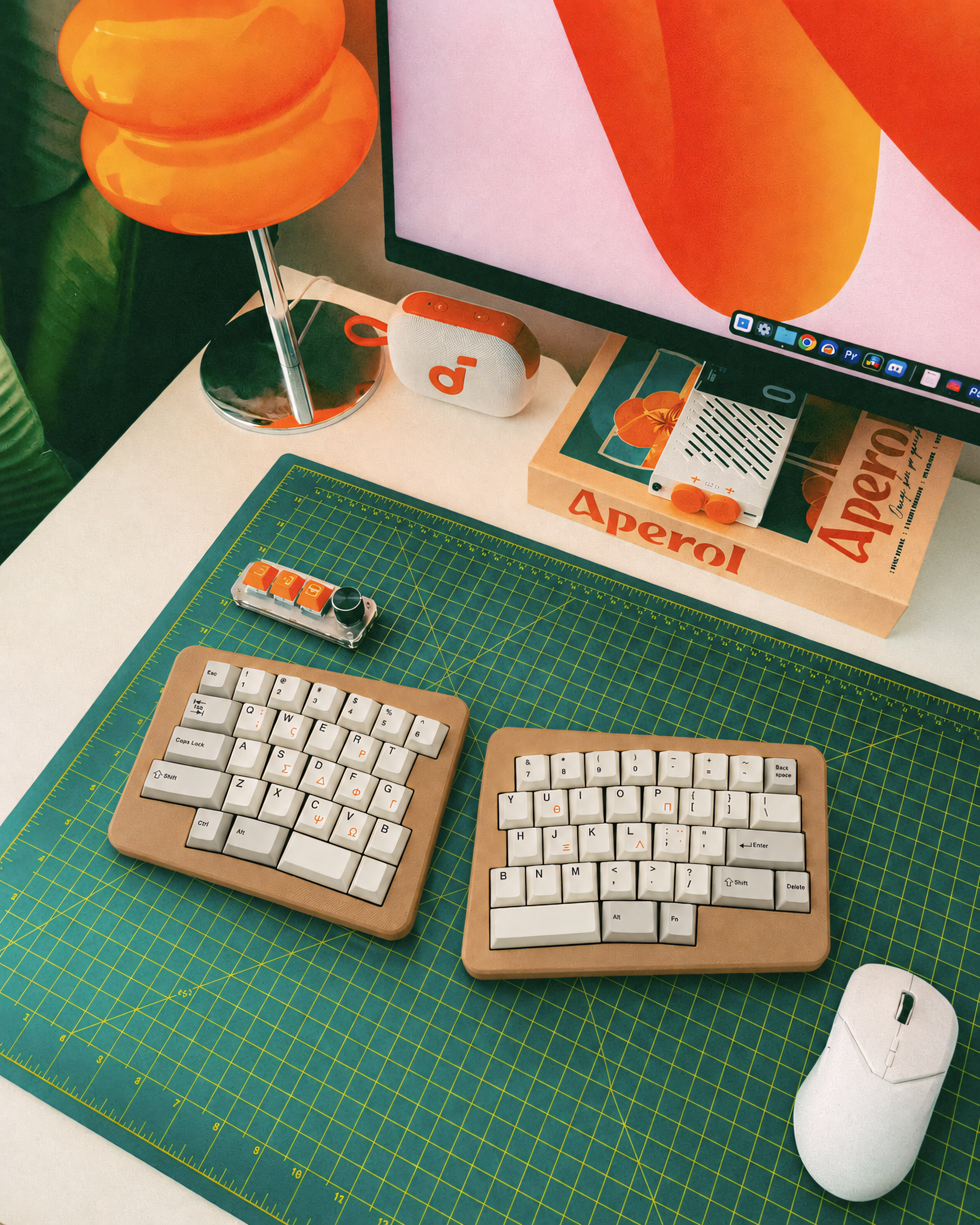 Alice Split Ergonomic Keyboard — 2.4G Wireless, VIAL, Hot-Swap