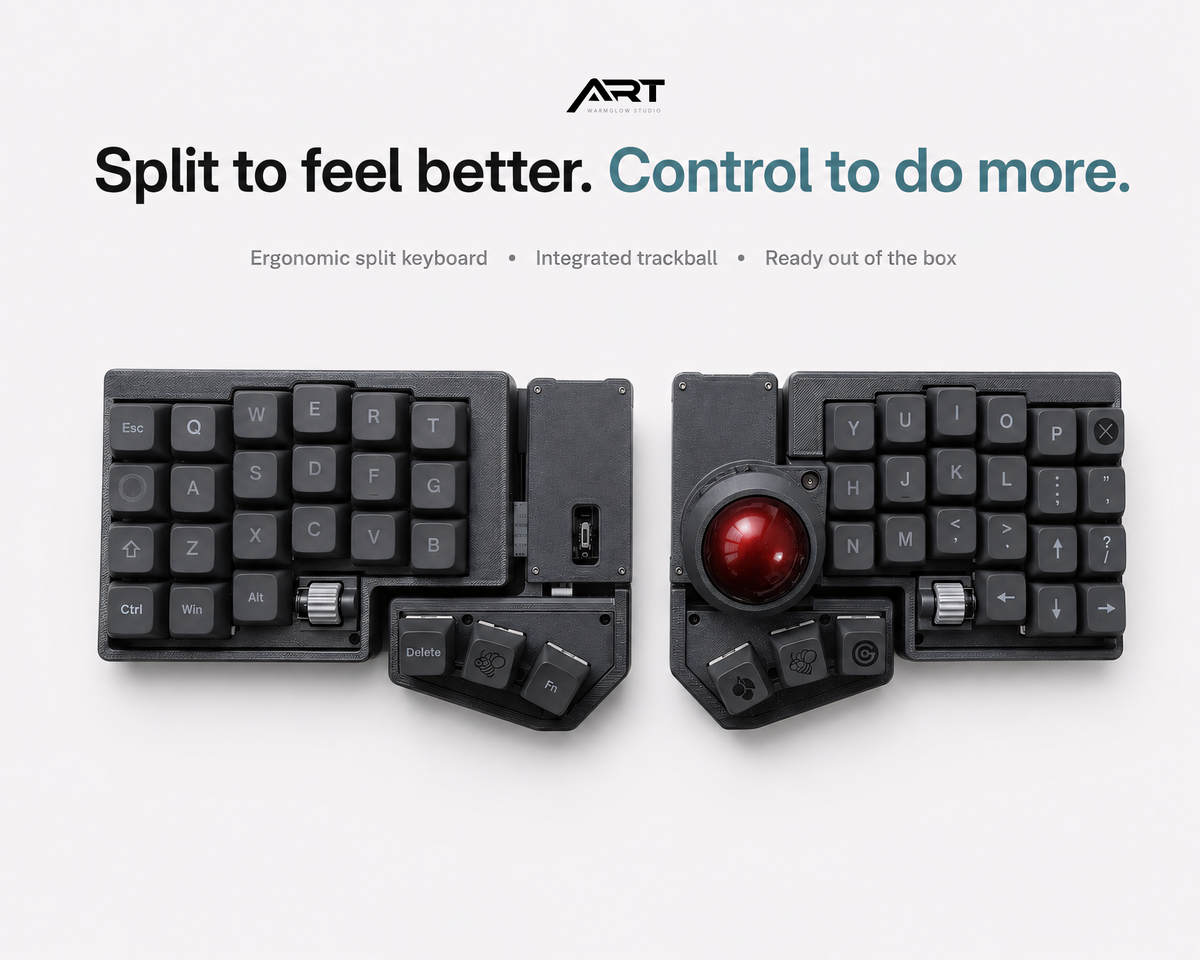3x6 vs Full-Size Trackball Split Keyboard: Which Layout Fits You?