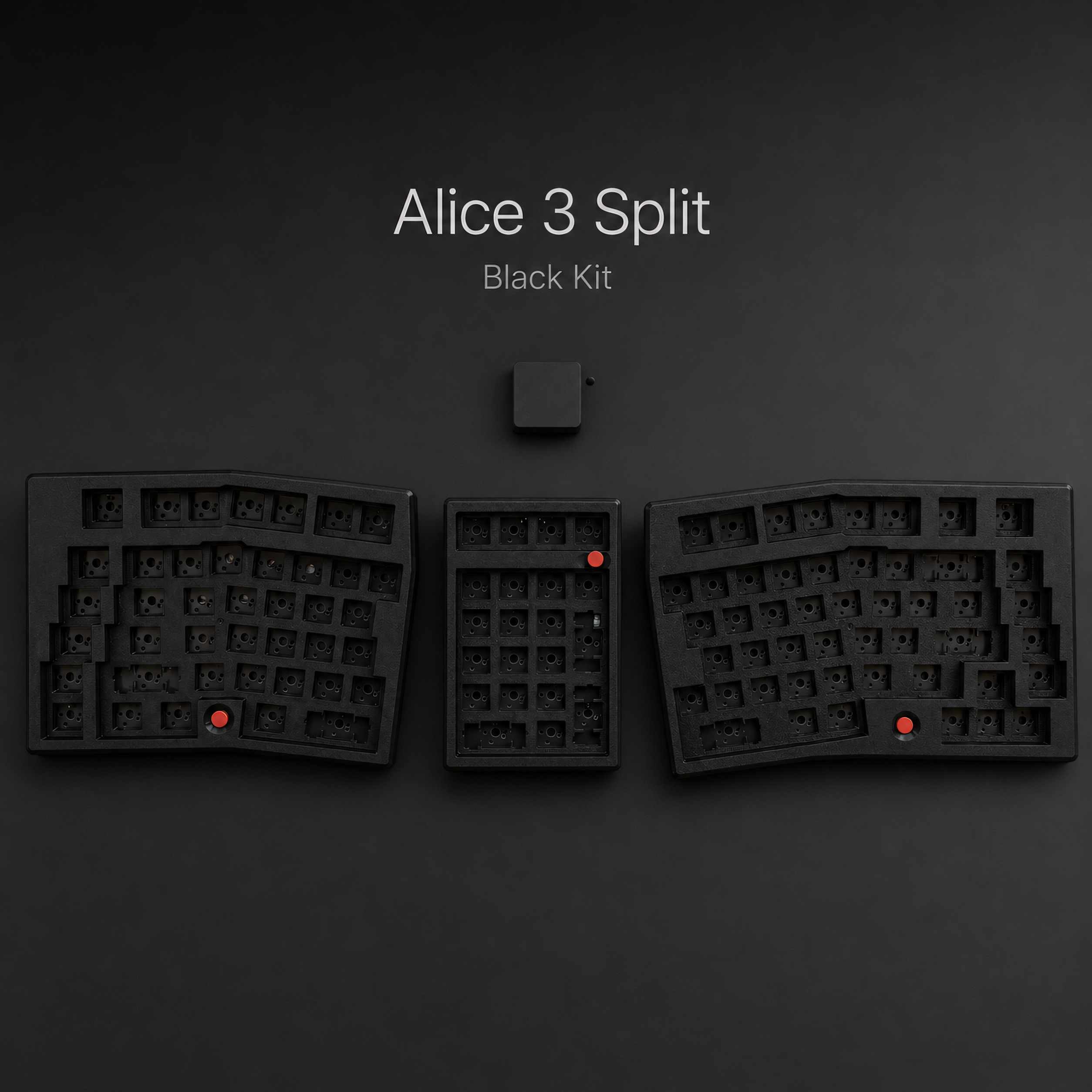 Alice Split Keyboard — Wireless 2.4G Full Layout, VIAL Hot-Swap