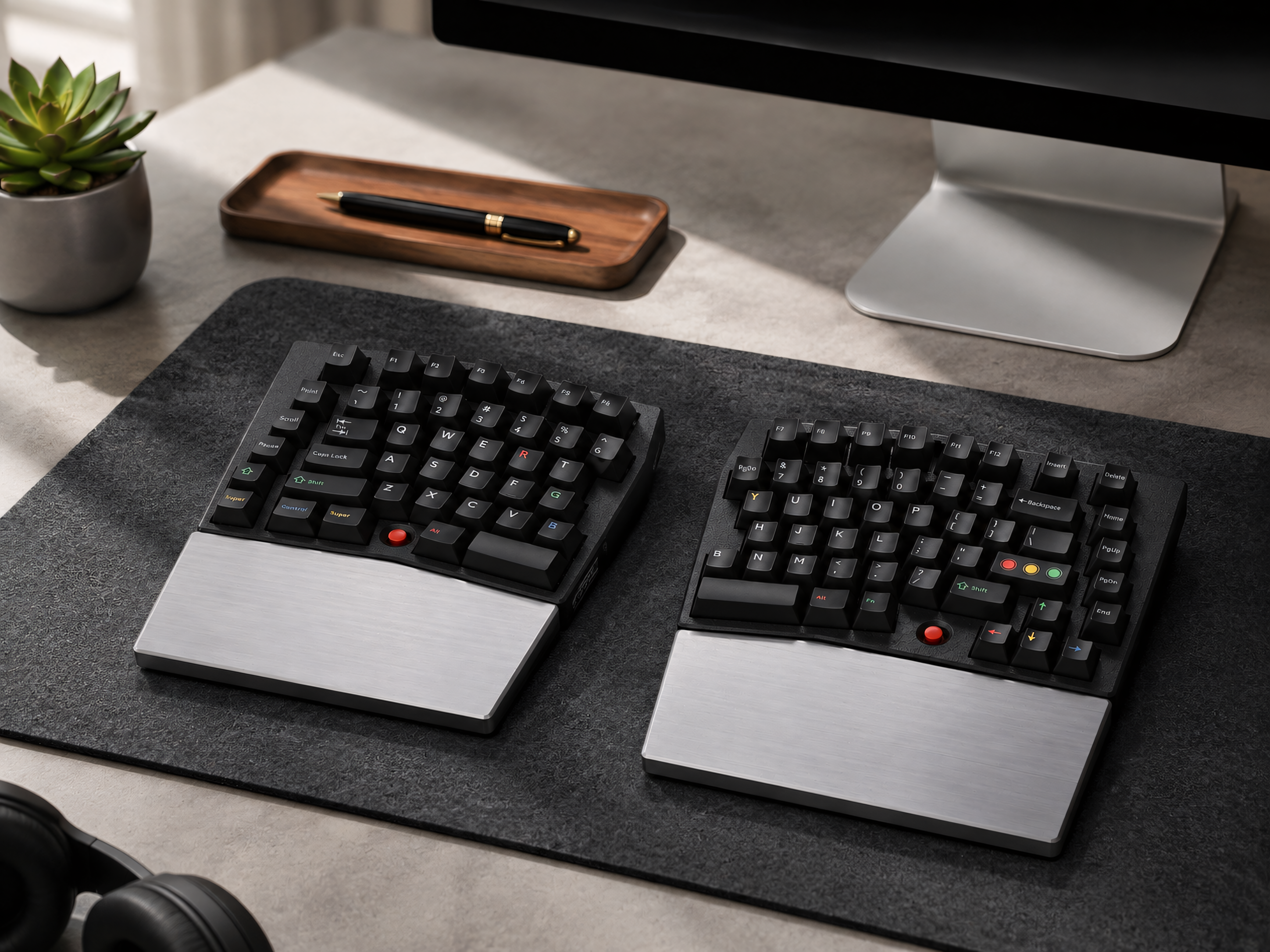 Alice Split Keyboard — Wireless 2.4G Full Layout, VIAL Hot-Swap