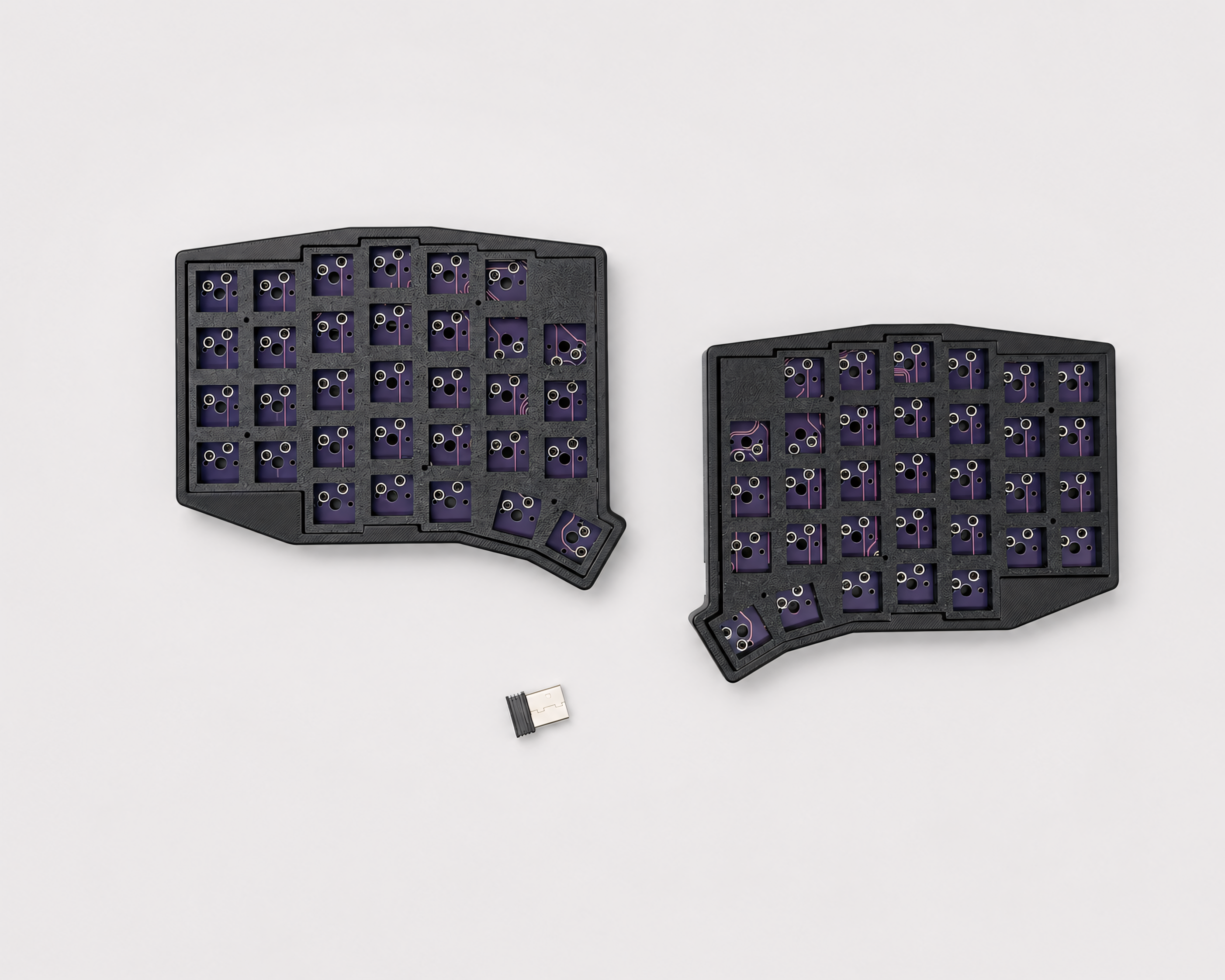 Sofle Split Ergonomic Keyboard — 2.4G Wireless, VIAL, Hot-Swap