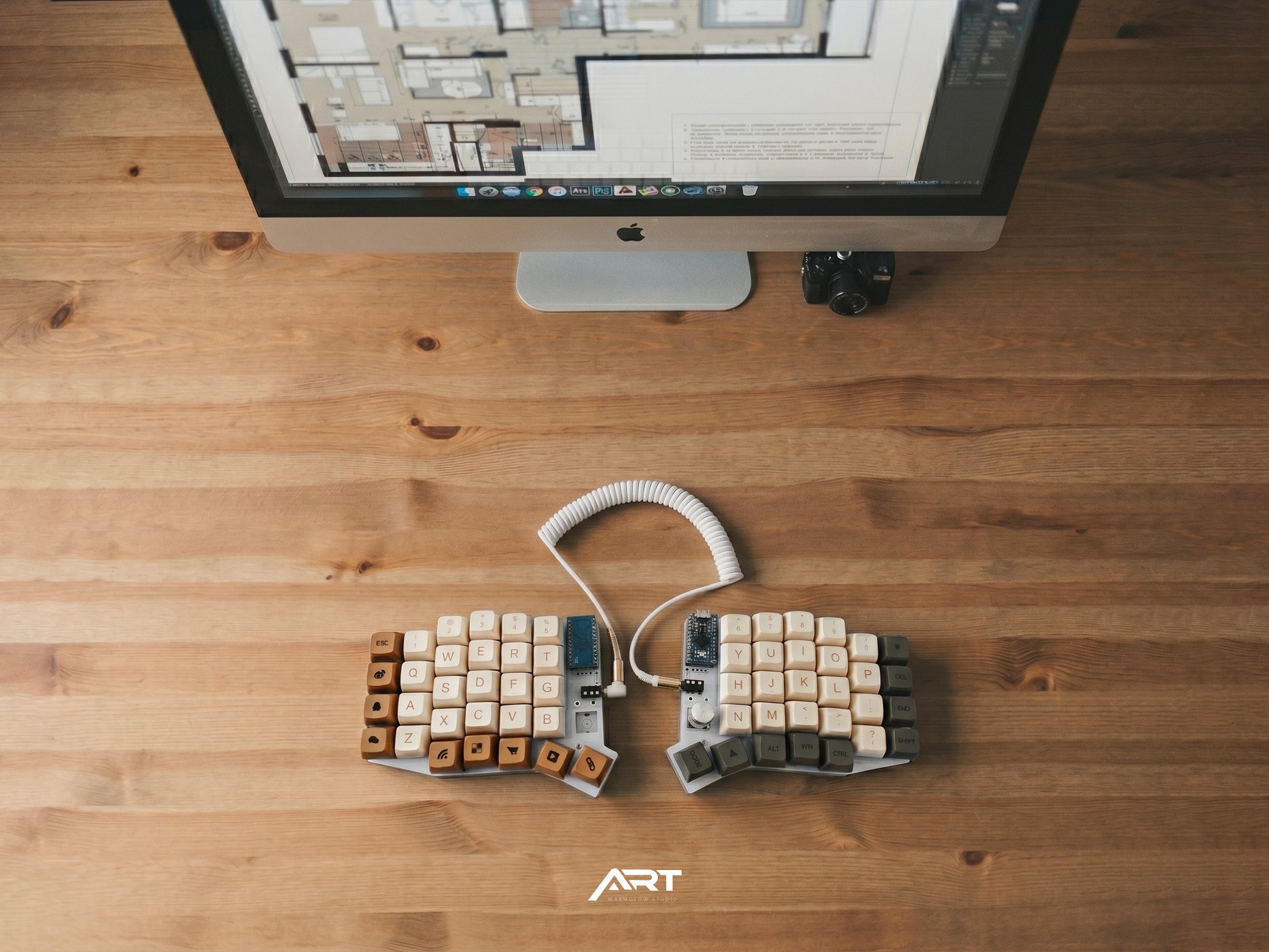 Sofle V2 Split Keyboard — Acrylic Case, QMK VIA, Prebuilt or Wireless